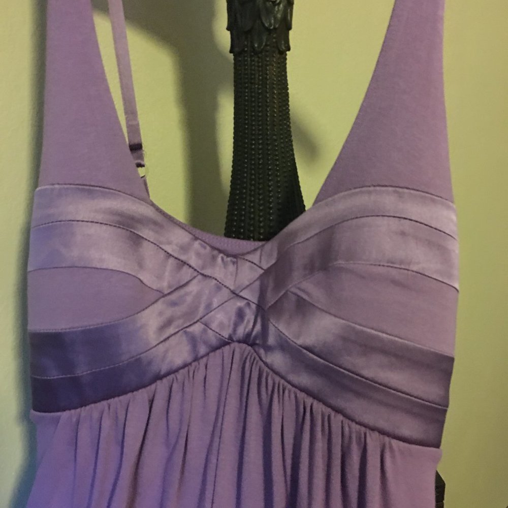 BEBE Sweet Lilac Bubble Dress  |  XSMALL - Picture 2 of 12